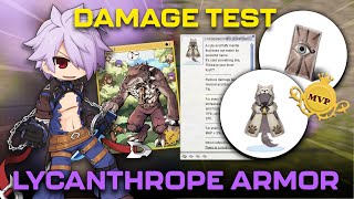 Atroce Card  Lycanthrope Armor Test iRO Chaos [upl. by O'Neill658]