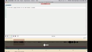 Transcriber Tutorial [upl. by Aiekram]