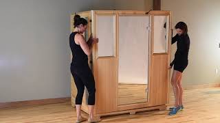 Good Health Saunas 2 Person Signature Sauna Assembly [upl. by Aleil]