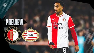 PREVIEW 📊  Feyenoord – PSV  Achtste finale TOTO KNVB Beker [upl. by Anelrac155]