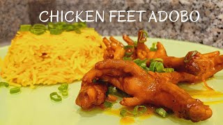 CHICKEN FEET ADOBO  THE BEST CHICKEN FEET RECIPE [upl. by Debbie787]