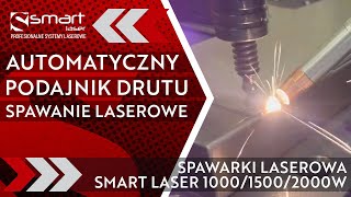 Spawanie laserowe z automatycznym podajnikiem drutu [upl. by Liesa]