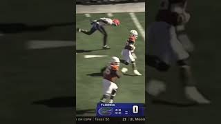 Quintrevion wisner 50 yard touchdown viralvideo ncaafootball texas [upl. by Shiroma]