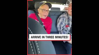 Watch This Elderly Mans Priceless Reaction to His First Ride in a Driverless Car [upl. by Violetta]