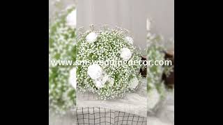 Gypsophila Wedding Table Decorations [upl. by Anival]