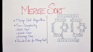 merge sort intromerge sort algorithm time complixitymerge algo [upl. by Rovaert]