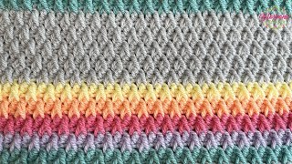 EASY Crochet Blanket  Alpine Stitch Simple repeat and AMAZING texture [upl. by Vareck262]