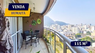 HUMAITÁ REFORMADÍSSIMO PREMIUM 115M² VISTA DESLUMBRANTE 3 QUARTOS 4 BANHEIROS 2 VAGAS LAZER COMPLETO [upl. by Aniloj]