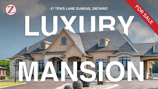 Luxury Mansion For Sale 47 Tews Lane Dundas Ontario [upl. by Ayotaj147]