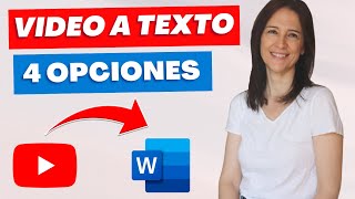 Cómo obtener un TEXTO TRANSCRITO de un vídeo de YouTube de forma automática y gratuita [upl. by Yelsnia118]