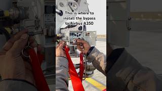 It’s confusing for the first time where to insert the bypass pin airbus350 aviation shorts [upl. by Irek]