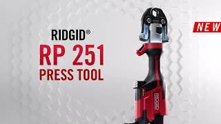 RIDGID RP 251 Press Tool [upl. by Scrope24]