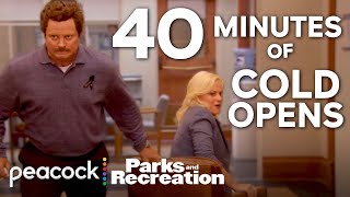 40 Minutes of the BEST Parks and Rec Cold Opens  Parks and Recreation [upl. by Nytsirc]