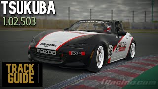 iRacing Mazda MX5 Tsukuba 2000  Full  Track Guide  Hotlap [upl. by Yendahc]