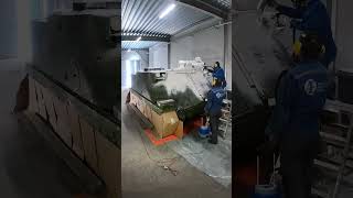 How painting a tank looks like 👀  shortvideo pbv302 tank [upl. by Aropizt]