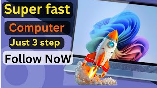 How to fast computer speed windows 10 in 2024  3 secret trick fast your computer  Bangla tutorial [upl. by Nirel60]