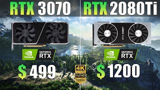 RTX 3070 vs RTX 2080 Ti  Test in 1080p and 4k [upl. by Charlie]