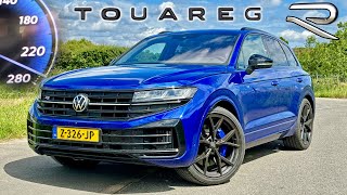 VW TOUAREG R  REVIEW on AUTOBAHN [upl. by Arlie]