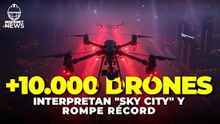 ¡2 Récords mundial China sorprende al mundo con un show de 10197 drones que iluminan Shenzhen [upl. by Dexter]