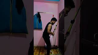 Triceps Exercises With Resistance Band Home Workout [upl. by Rosco]