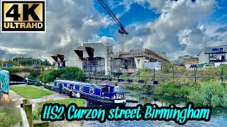 HS2 Curzon street Birmingham England 4K [upl. by Zacek]