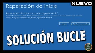 ✅ Cómo REPARAR automáticamente PROBLEMAS de BUCLE en Windows 11🔴 Reparación de INICIO de Windows [upl. by Nairad]