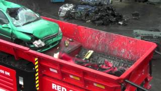 Hammel VB 950DK Car Shredder at CARS Expo 2012 [upl. by Aldwon]