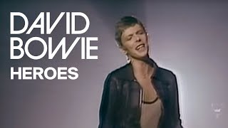 David Bowie  Heroes Official Video [upl. by Suzette619]