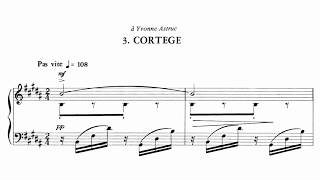 Lili Boulanger Cortège \\ pianist Sophia Subbayya Vastek score follower [upl. by Larianna823]