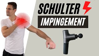 Massagepistole  Schulterschmerzen Impingement Supraspinatus Schleimbeutelentzündung [upl. by Brag245]