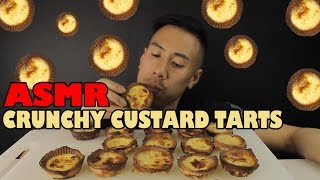 ASMR CRUNCHY CUSTARD EGG TARTSNO TALKING [upl. by Marie-Jeanne]