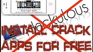 How To install cracked Apps without JAILBREAK iOS 6  any ios devices [upl. by Orag]