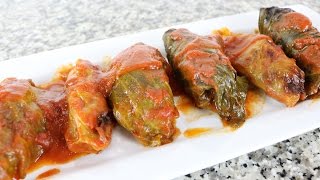 Rollitos de Repollo con Carne y Arroz [upl. by Anawed]