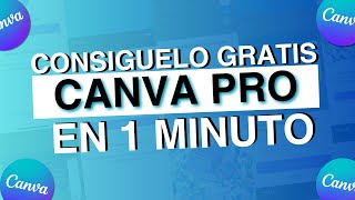 CANVA PRO GRATIS EN 1 MINUTO IOS ANDROID PC 2024 ACTUALIZADO [upl. by Ahtibat688]