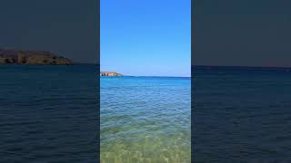 Vai Beach crete greece travel grecja shorts greekisland beach [upl. by Siuqcram663]