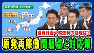 【原発再稼働の問題点】玉木代表は再稼働の加速化も 細野豪志×田嶋要×浅野哲×山添拓 2024123放送＜後編＞ [upl. by Clynes641]