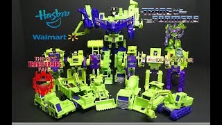 Transformers G1 Reissue DEVASTATOR Toy Review WalMart Exclusive [upl. by Natty]