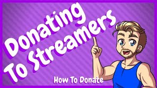 How to Donate on Twitch [upl. by Dihgirb]