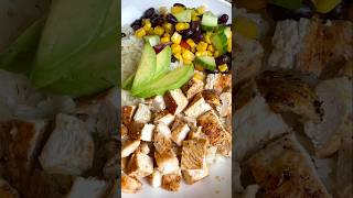 Como hacer Chicken bowls  meal prep comida saludable parati receta comida [upl. by Latoye514]