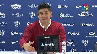 Rueda de prensa SD Huesca vs Girona FC [upl. by Satterfield]