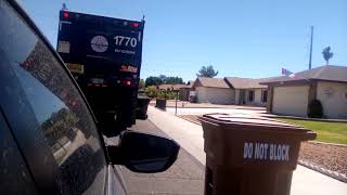 City of peoria 2013 garbage truck [upl. by Awjan638]