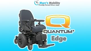 Q6 Edge Power Wheelchair with Large Knobby Tires  Review 6995 [upl. by Anaihs852]