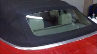 Audi Convertible Top Repair  Part 3 [upl. by Yelkreb996]