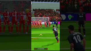 What a free kick ☠️☠️messi free kick shorts youtubeshorts fyp viral miami skillstreanding [upl. by Beore]