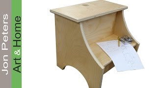 How To Build a Simple STEP STOOL Garnica Plywood Build [upl. by Ael]