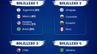 Sorteo Copa América [upl. by Kurtz]