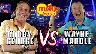 FREE DARTS  FULL MATCH Wayne Mardle v Bobby George  6th April 2012  Quarter final [upl. by Adnav848]