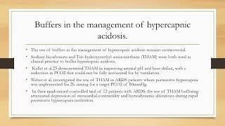 MANAGEMENT OF HYPERCAPNIA [upl. by Hanah]