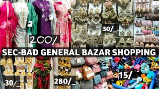 Secunderabad General Bazaar Street Shopping everything under Rs500 [upl. by Earahc283]