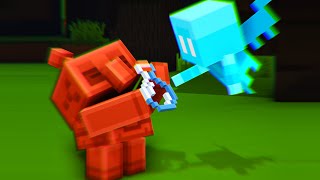 Copper Golem goes on adventure Minecraft [upl. by Tychon]